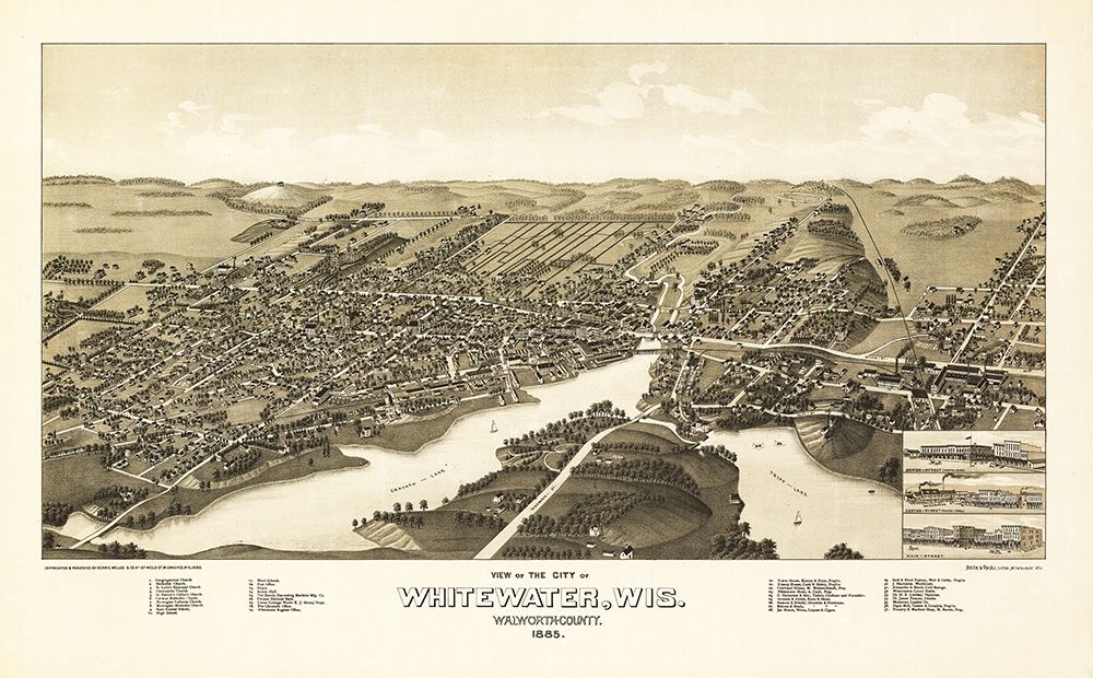 Whitewater Wisconsin - Norris 1855