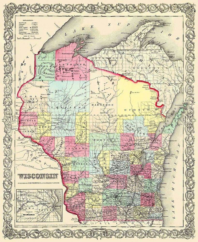 Wisconsin - Colton 1855