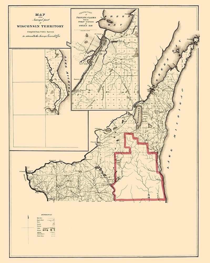 Wisconsin Territory Surveys - Surveyor General