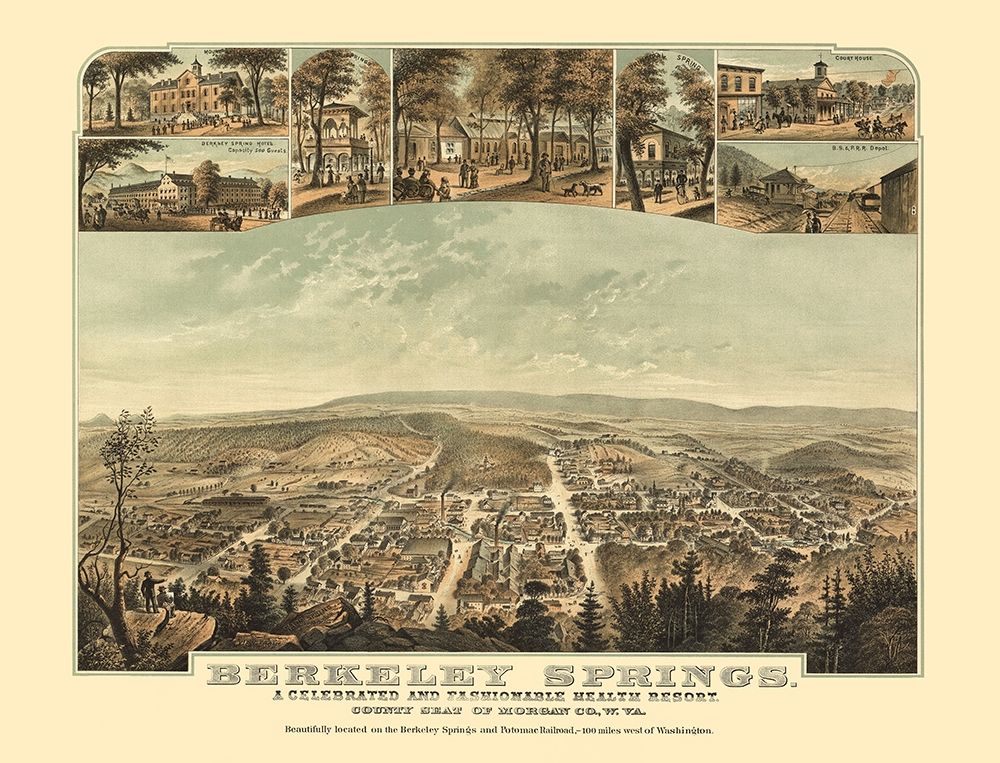 Berkeley Springs West Virginia - Hoen 1889