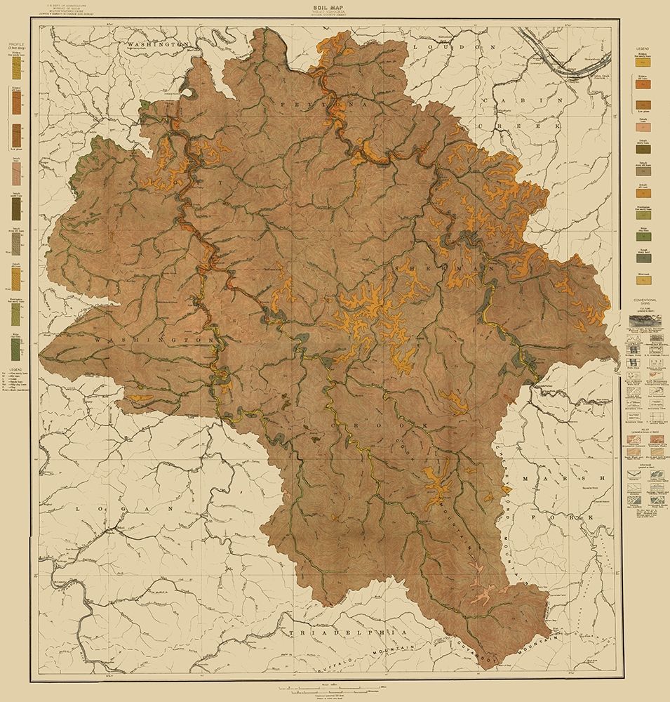 Boone West Virginia Soil 1913 - Hoen