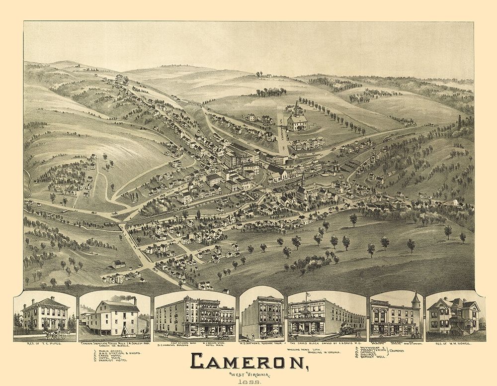 Cameron West Virginia - Fowler 1899