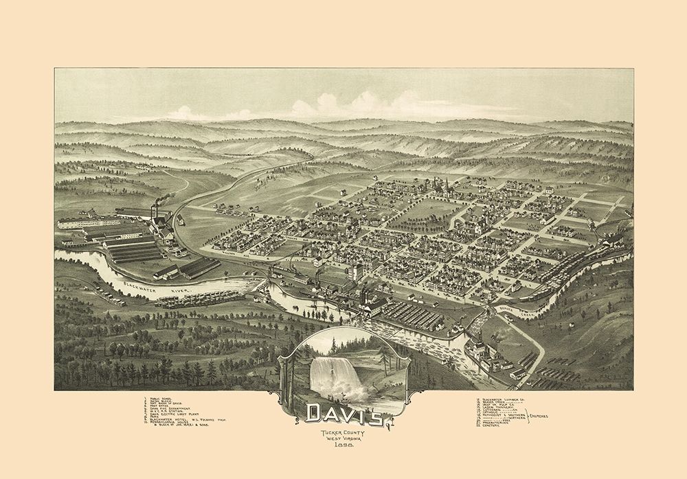 Davis West Virginia - Fowler 1898