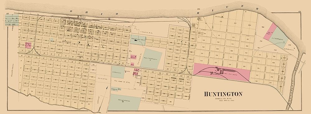 Huntington West Virginia - Hayes 1877