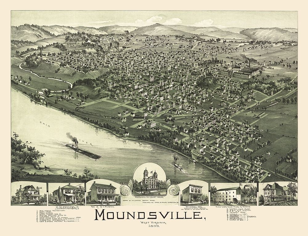 Moundsville West Virginia - Moyer 1899