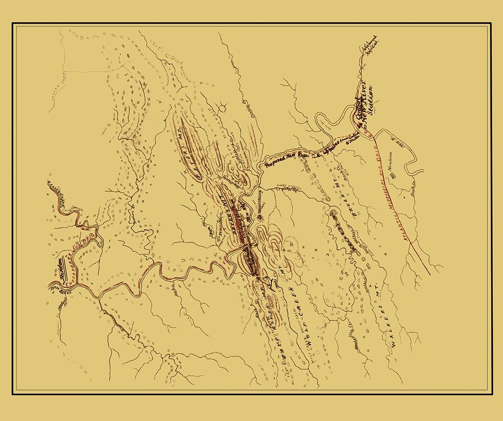 New River Railroad - Hotchkiss 1880
