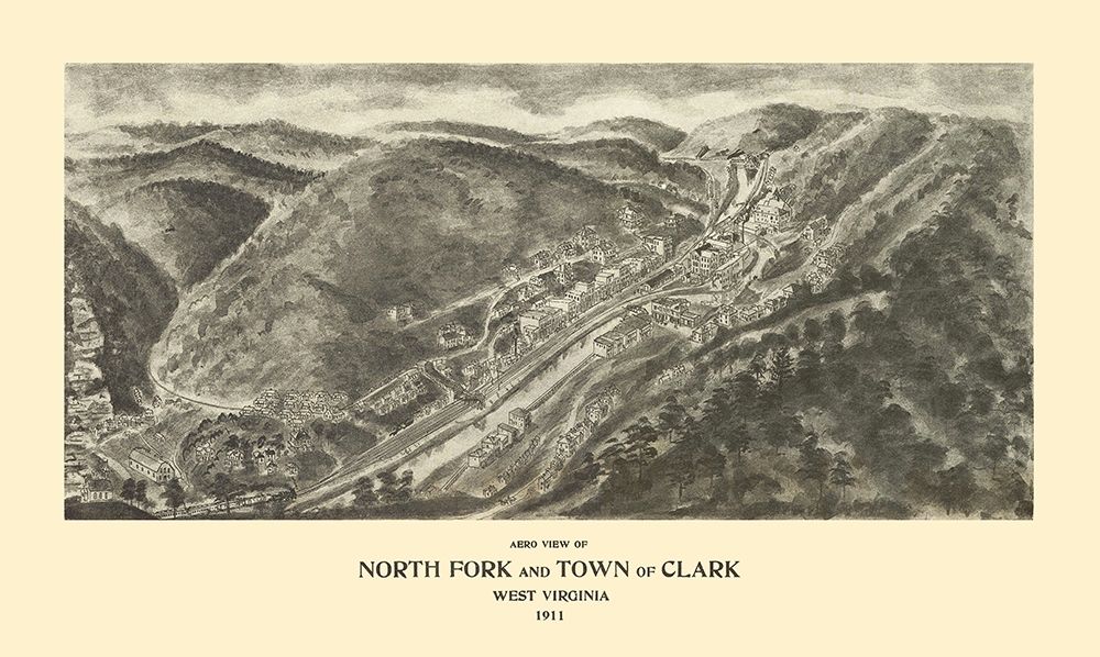 North Fork  Clark West Virginia - Fowler 1911