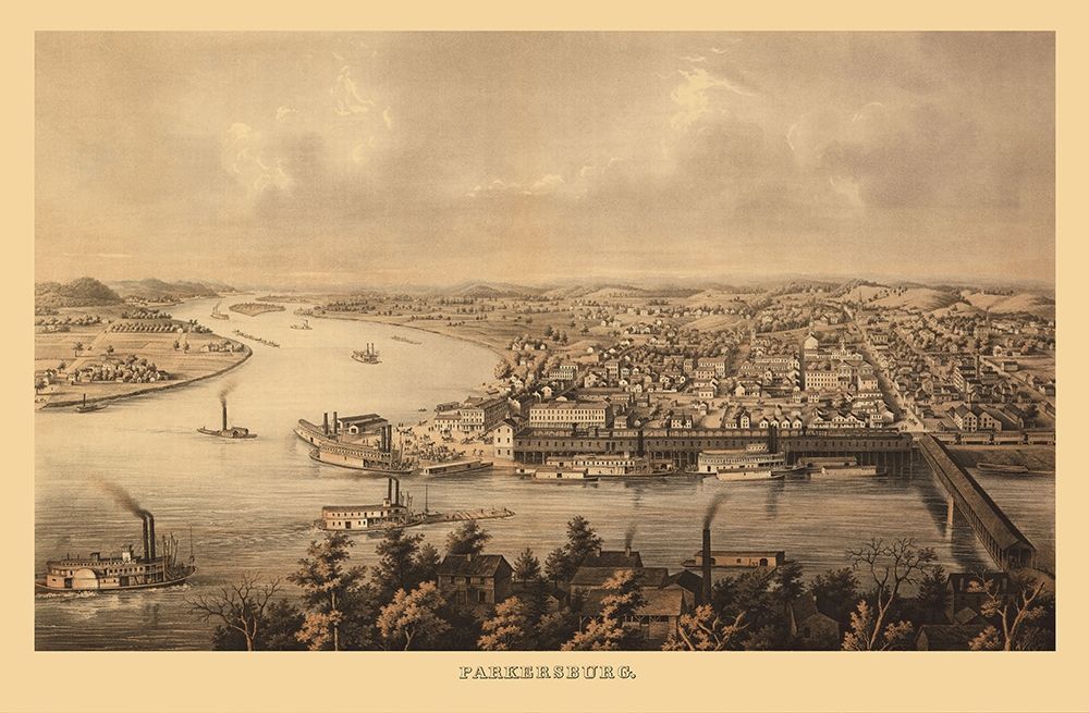 Parkersburg West Virginia - Hoen 1861