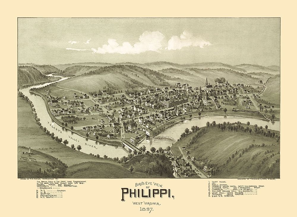 Phillippi West Virginia - Fowler 1897