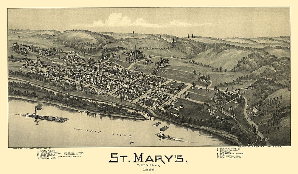 St Marys West Virginia - Fowler 1899