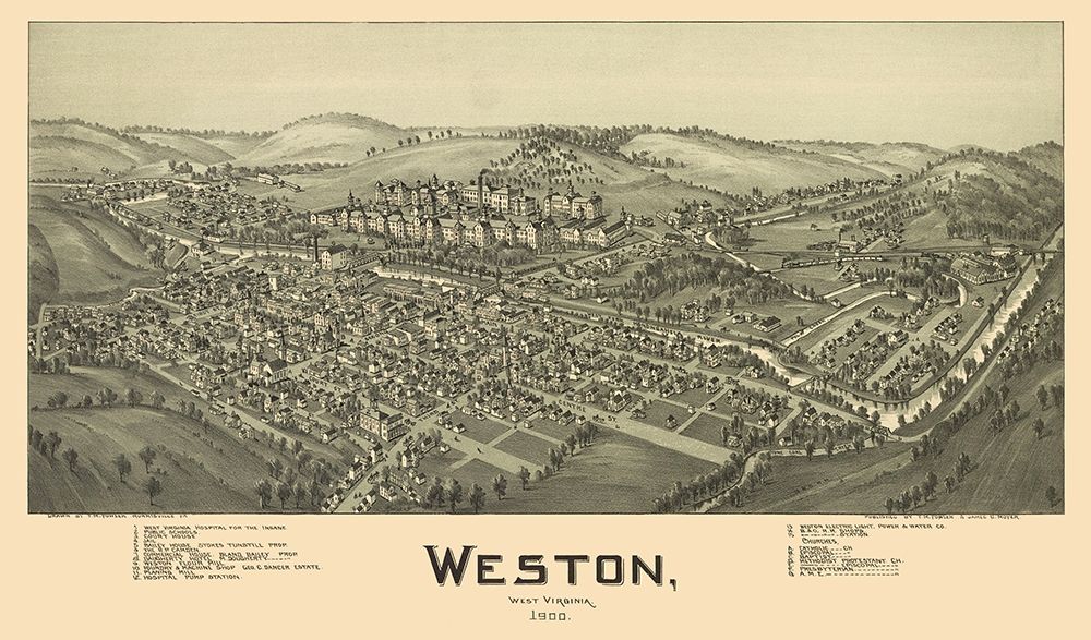 Weston West Virginia - Fowler 1900