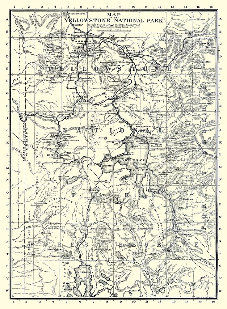 Yellowstone National Park, Wyoming - Brown 1895