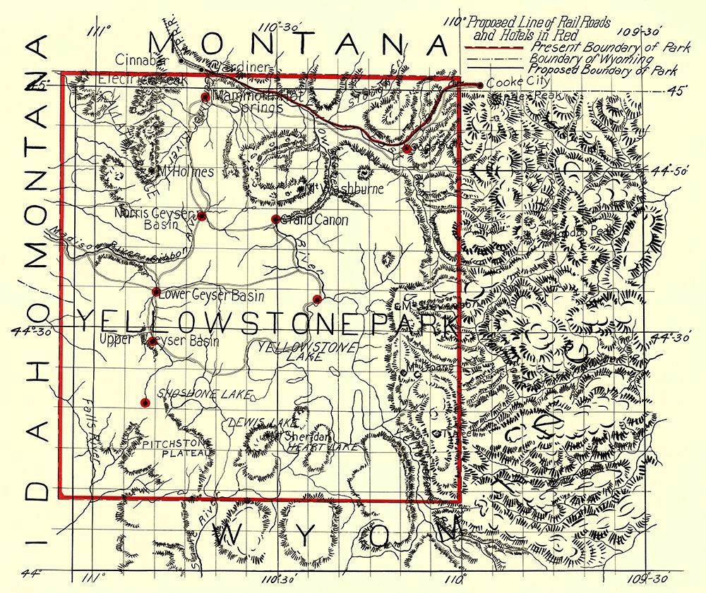 Yellowstone National Park - 1900