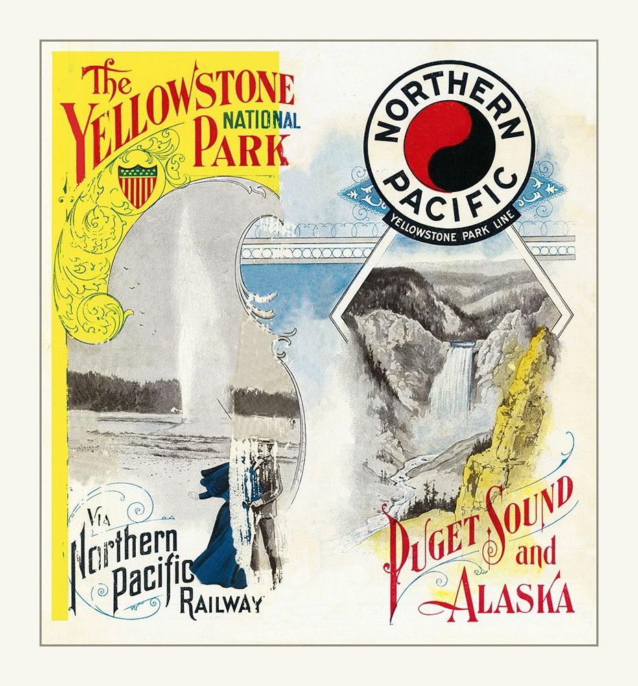 Northern Pacific Yellowstone Cover - Poole 1898