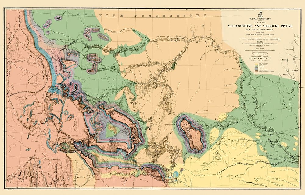 Yellowstone and Missouri River - War Dept 1859