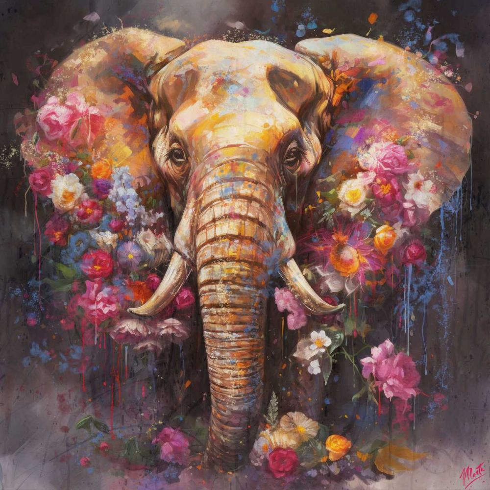 Colorful Elephant I
