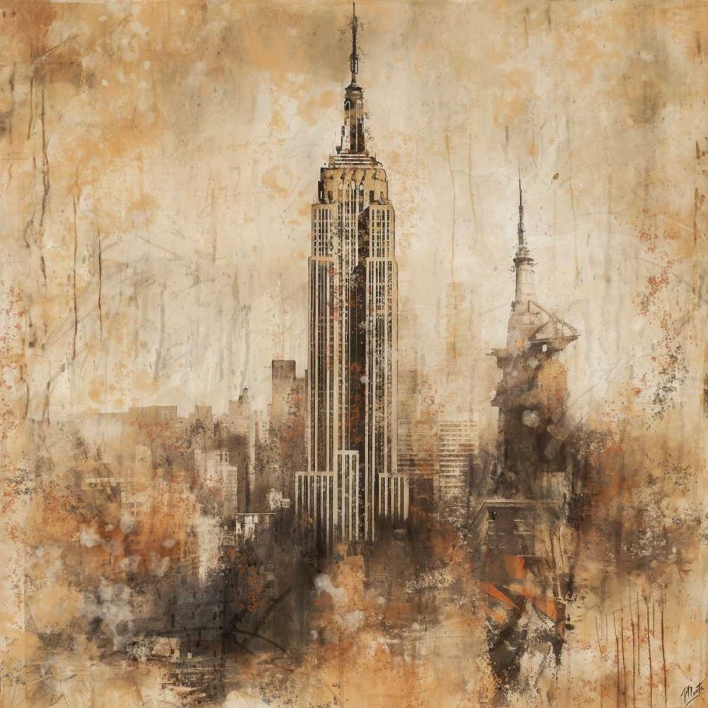New York Watercolor I