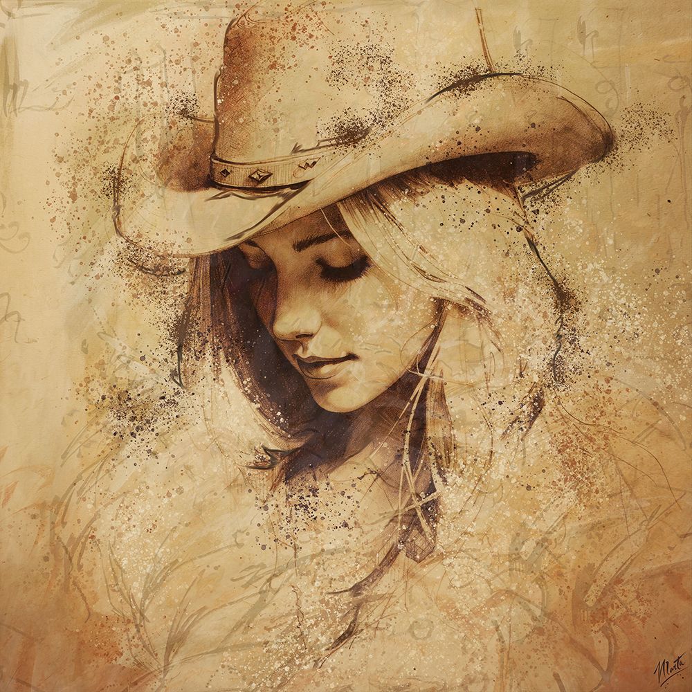 Cowgirl sketch II