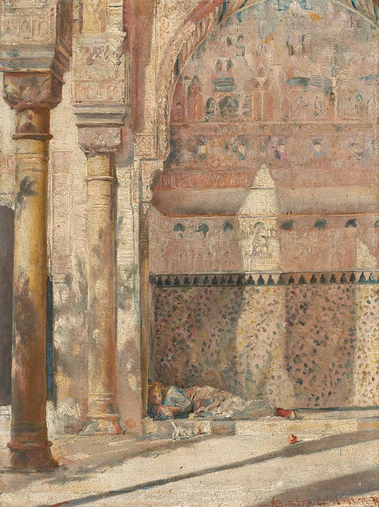 Basking, a Corner in the Alhambra 1883