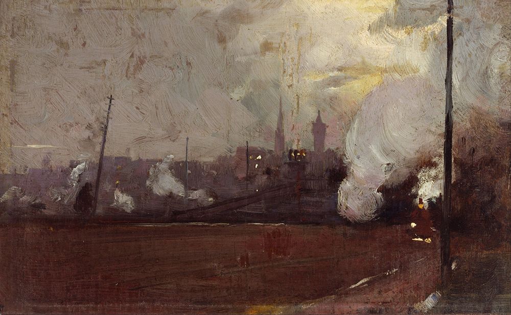 Evening Train to Hawthorn ca 1889