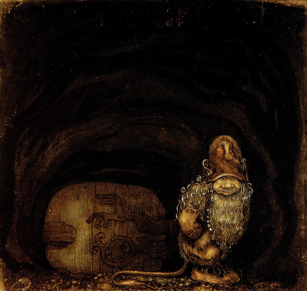 Father Troll near a Door ca 1907
