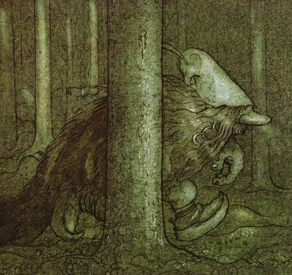 The Giant who Slept for Ten Thousand Years, Troll ca 1910