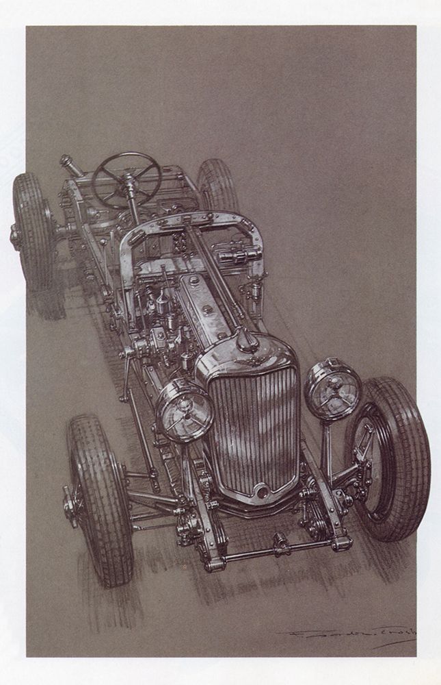 Lagonda Chassis Cutaway