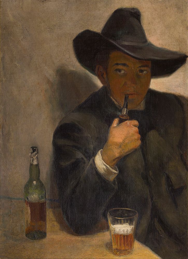 Self-portrait with Broad-Brimmed Hat 1907