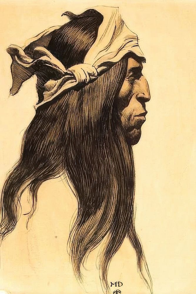 A Portrait of an Indian ca 1926