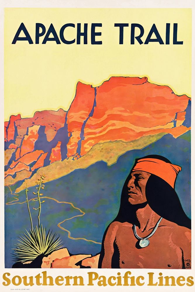 Apache Trail Southern Pacific Lines 1928