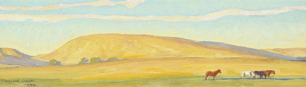 Golden Range, Study for a Mural 1922
