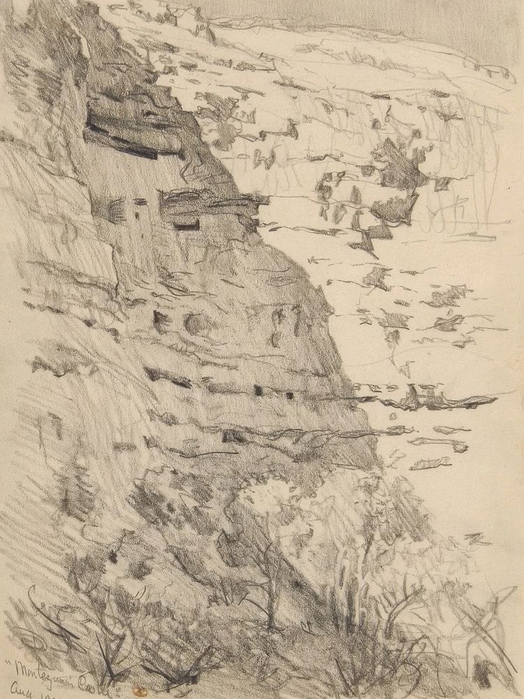 Montezumas Castle near Camp Verde 1900