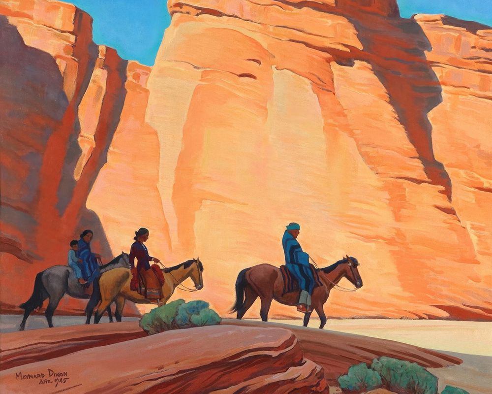 Navajos in a Canyon