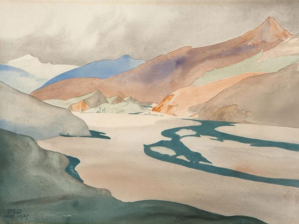 Nevada Mountain Landscape 1937
