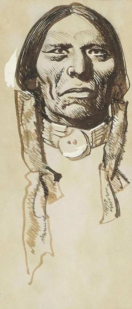 Portrait of an Indian Brave