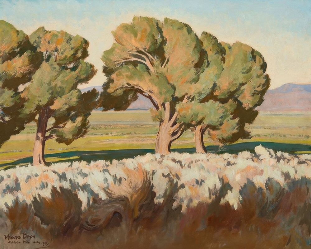 Summer Cottonwoods, July 1933
