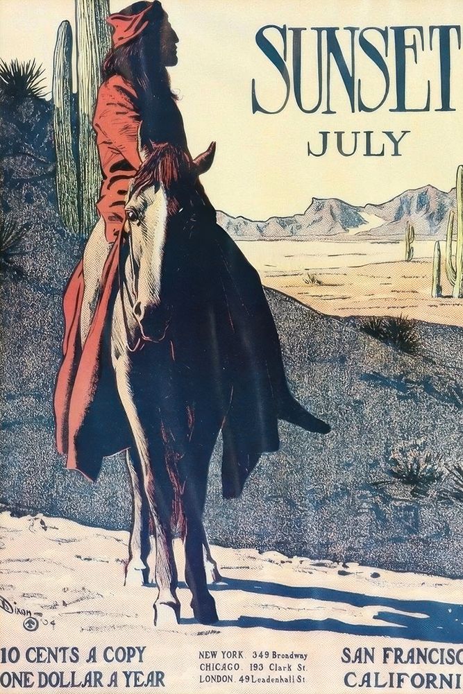 Sunset Magazine Poster 1904