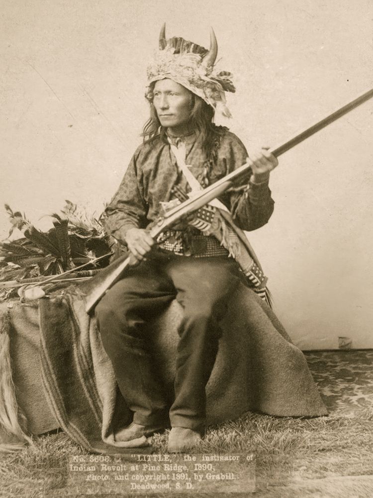 Little, the instigator of Indian Revolt at Pine Ridge, 1891