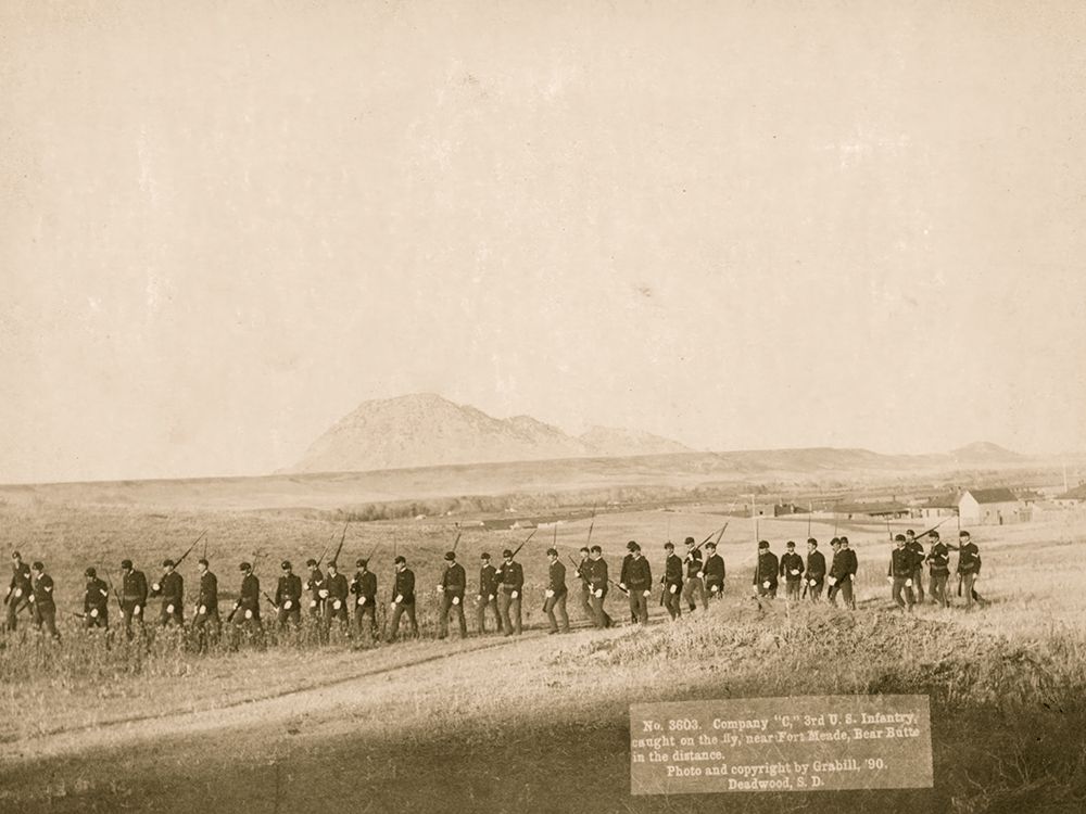 Bluecoat Infantry on the March