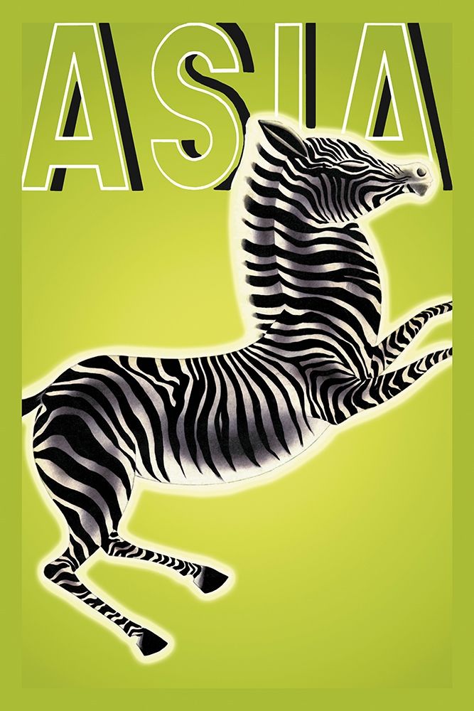 Zebra with Title, 1933