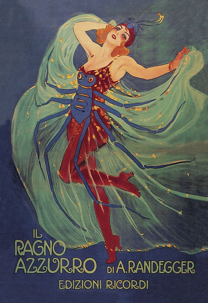 Il Ragno Azzurro (The Blue Spider), 1912