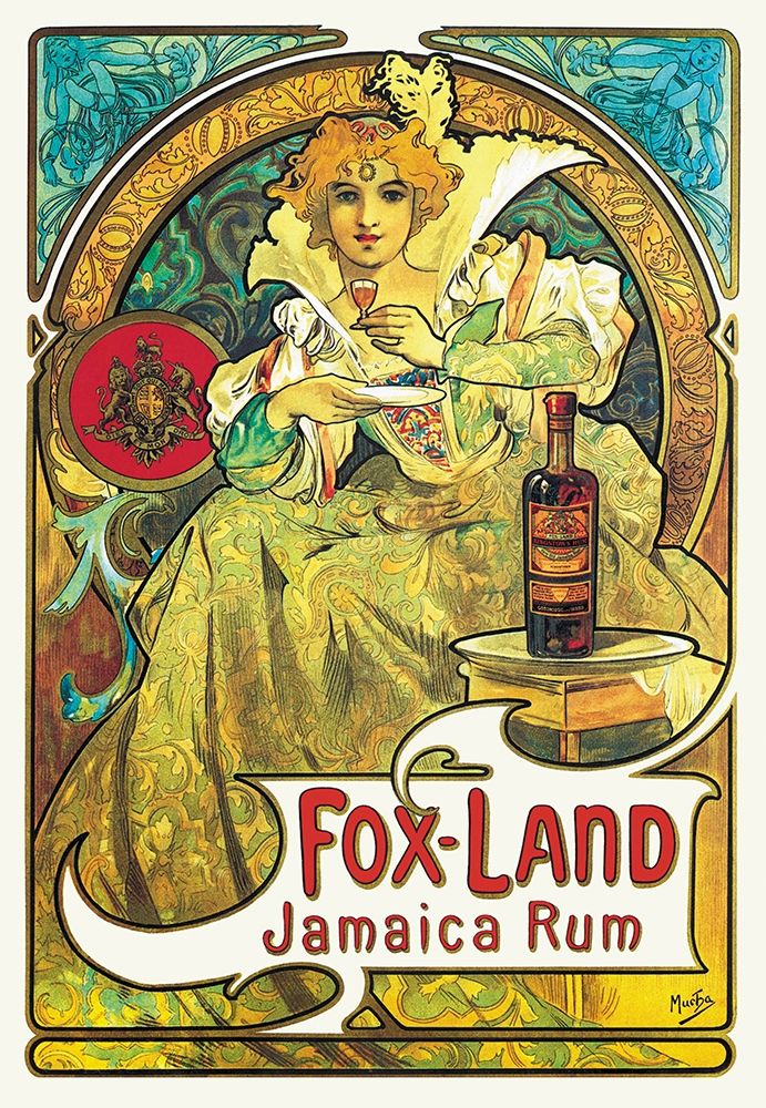 Fox-Land Jamaica Rum, 1897