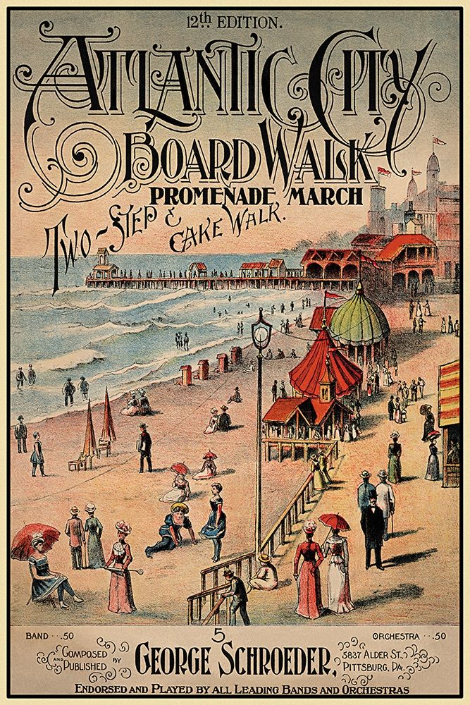 Atlantic City Board Walk Promenade March
