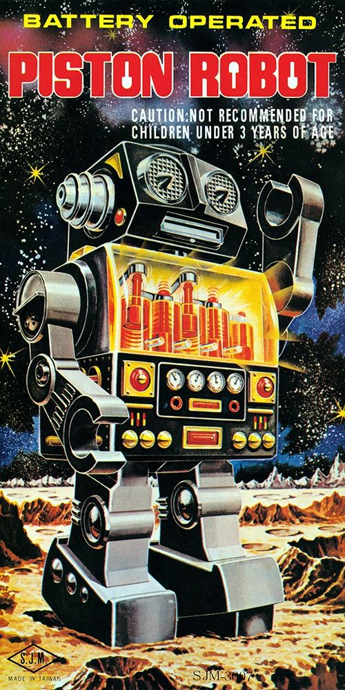 Battery Operated Piston Robot
