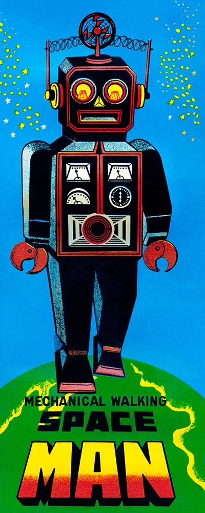 Mechanical Walking Space Man