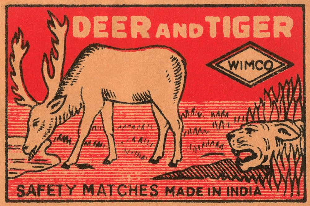 Deer and Tiger Safety Matches