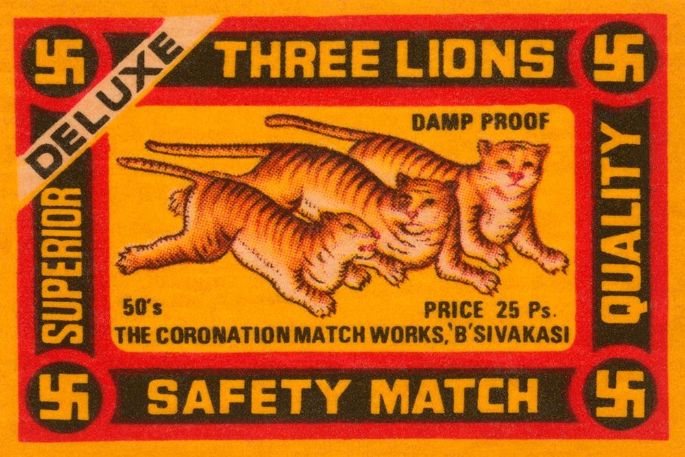 Three Lions Safety Match
