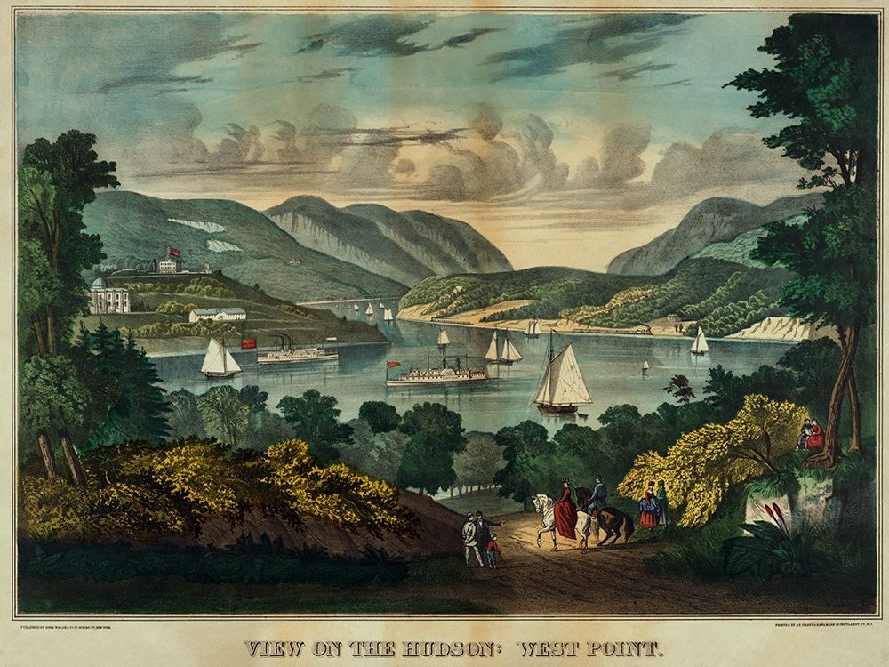 View on the Hudson - West Point