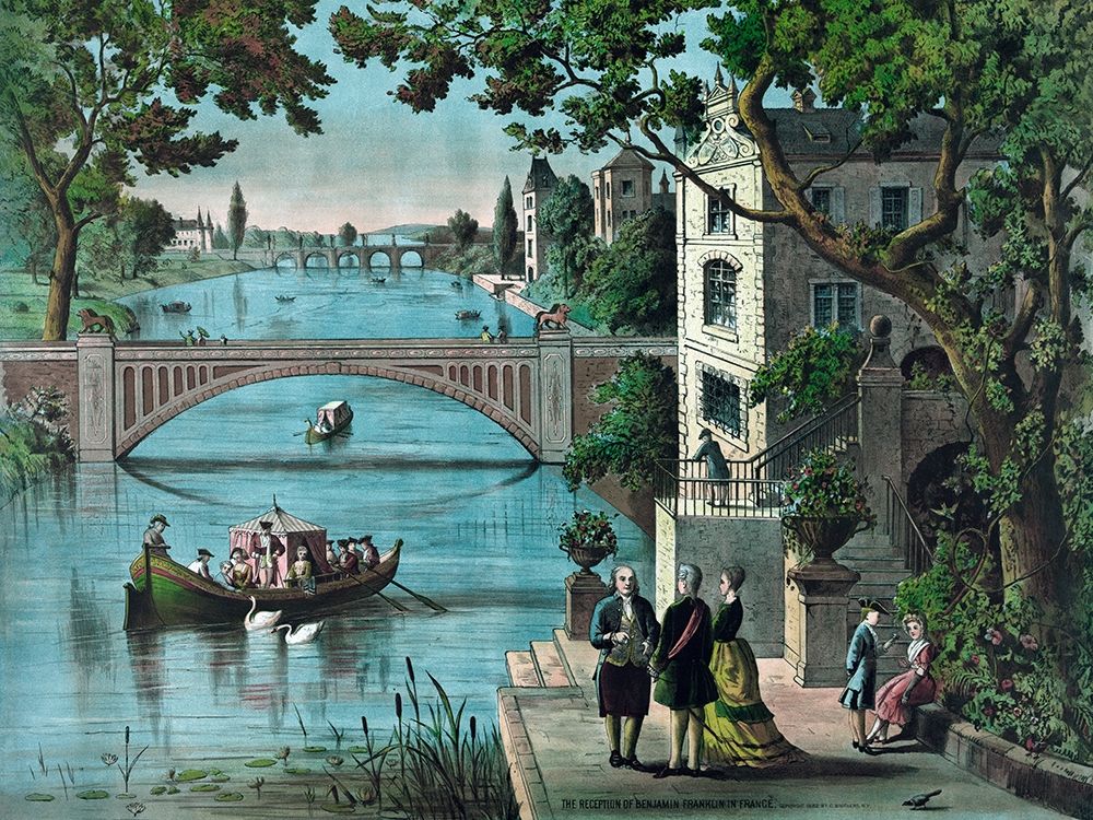 Reception of Benjamin Franklin in France