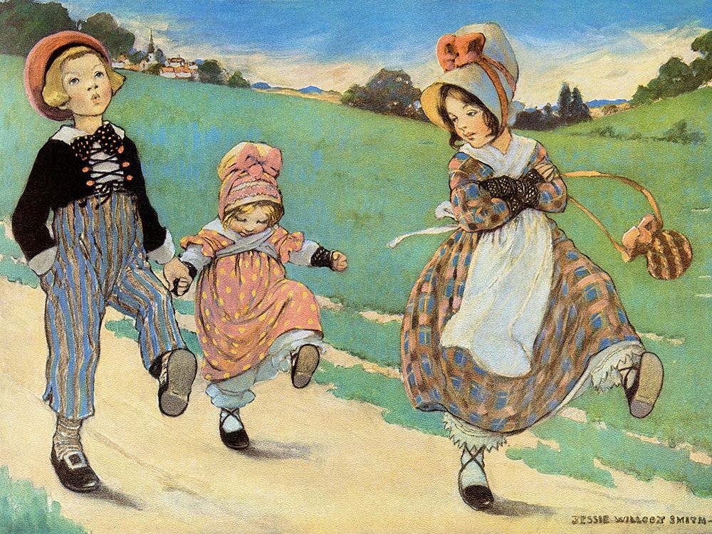 Three Children to London - One foot up One foot down